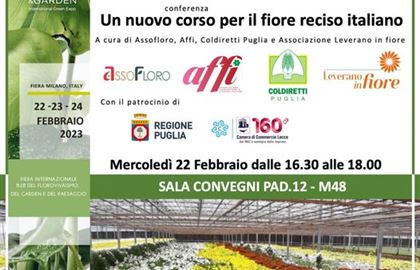 My Plant 2023 Conferenza "Un nuovo corso per il fiore reciso italiano"