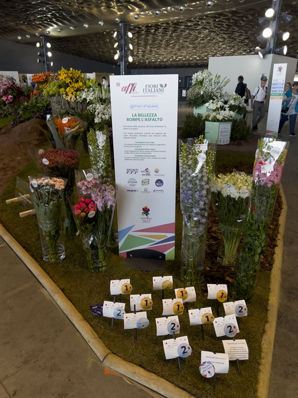 Presentazione al pubblico di Euroflora del marchio Fiori Italiani